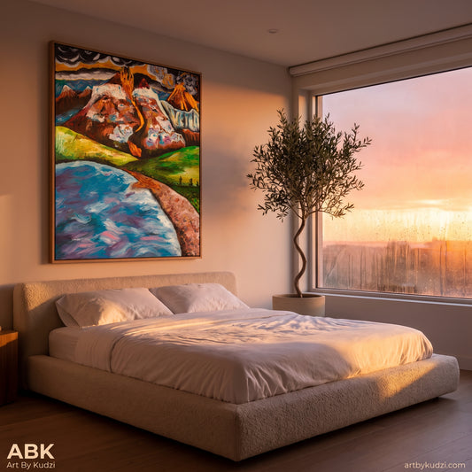 Out of the fire comes favour - Beauty from Ashes - Additional View - Art By Kudzi