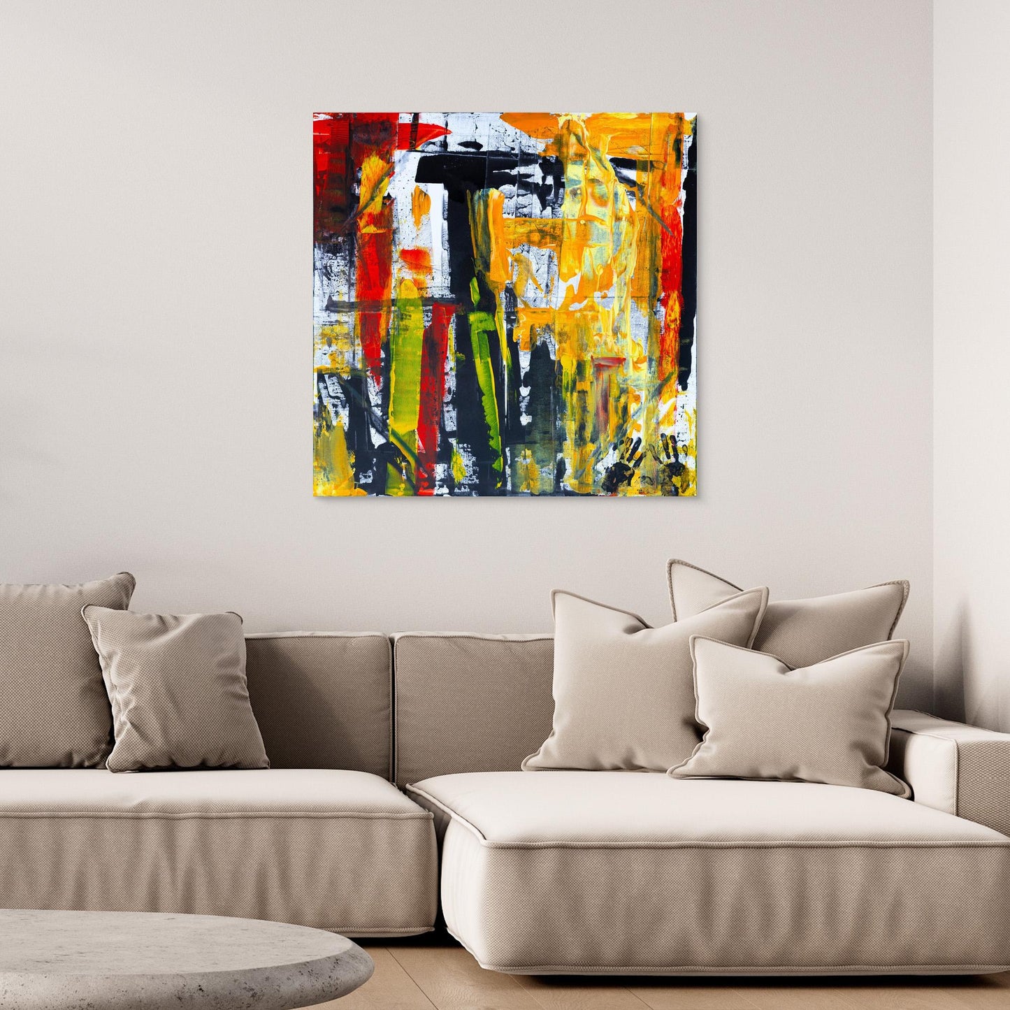 Urban Jungle – Earth-Toned Abstract