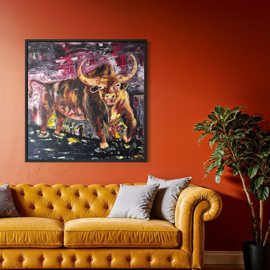 Force Unbound - Original Artwork - Canvas Print by Art By Kudzi