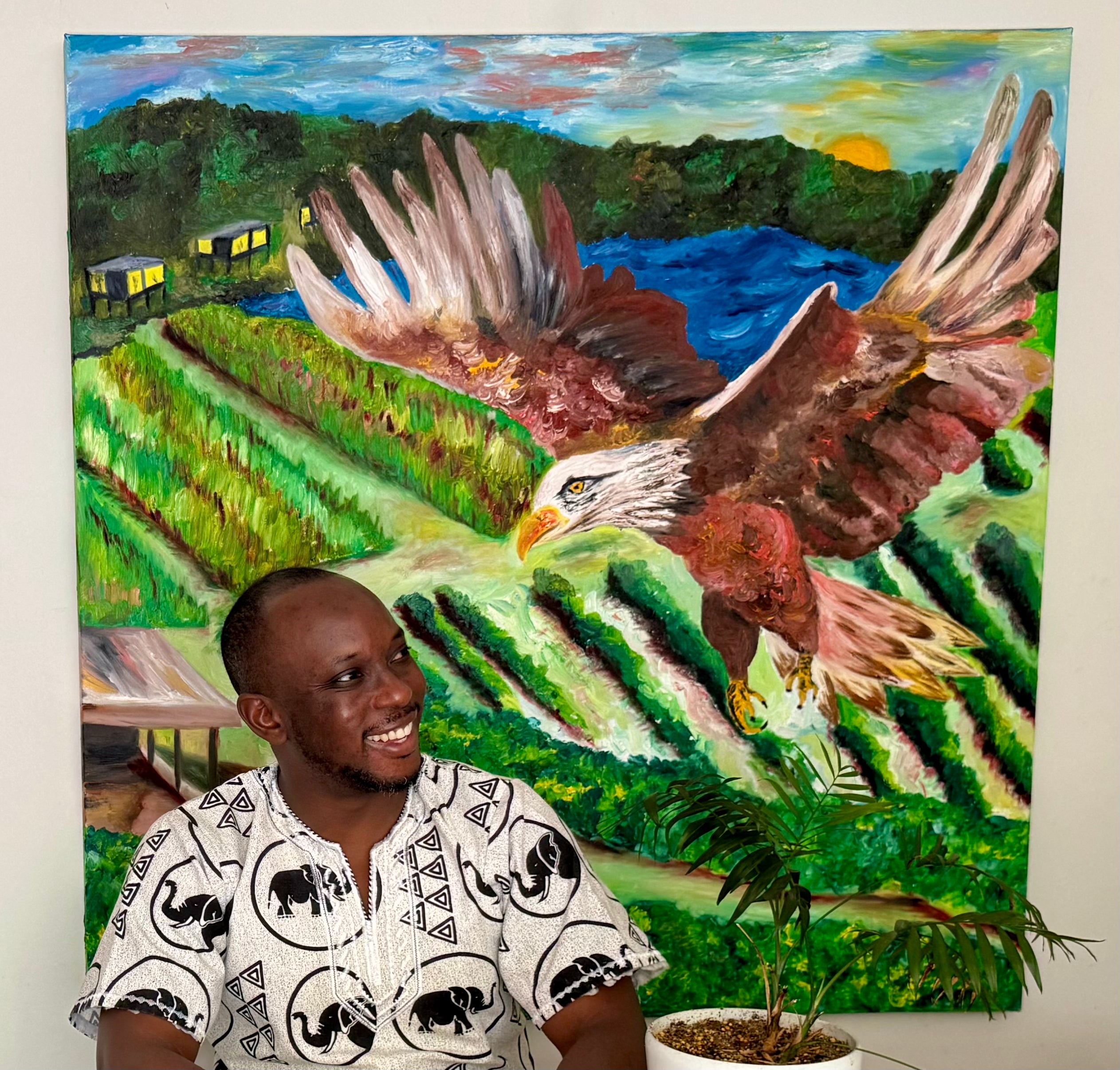 Load video: Behind the art video by Art By Kudzi featuring the artist's creative process, inspiration, and connection to faith, nature, and expression.