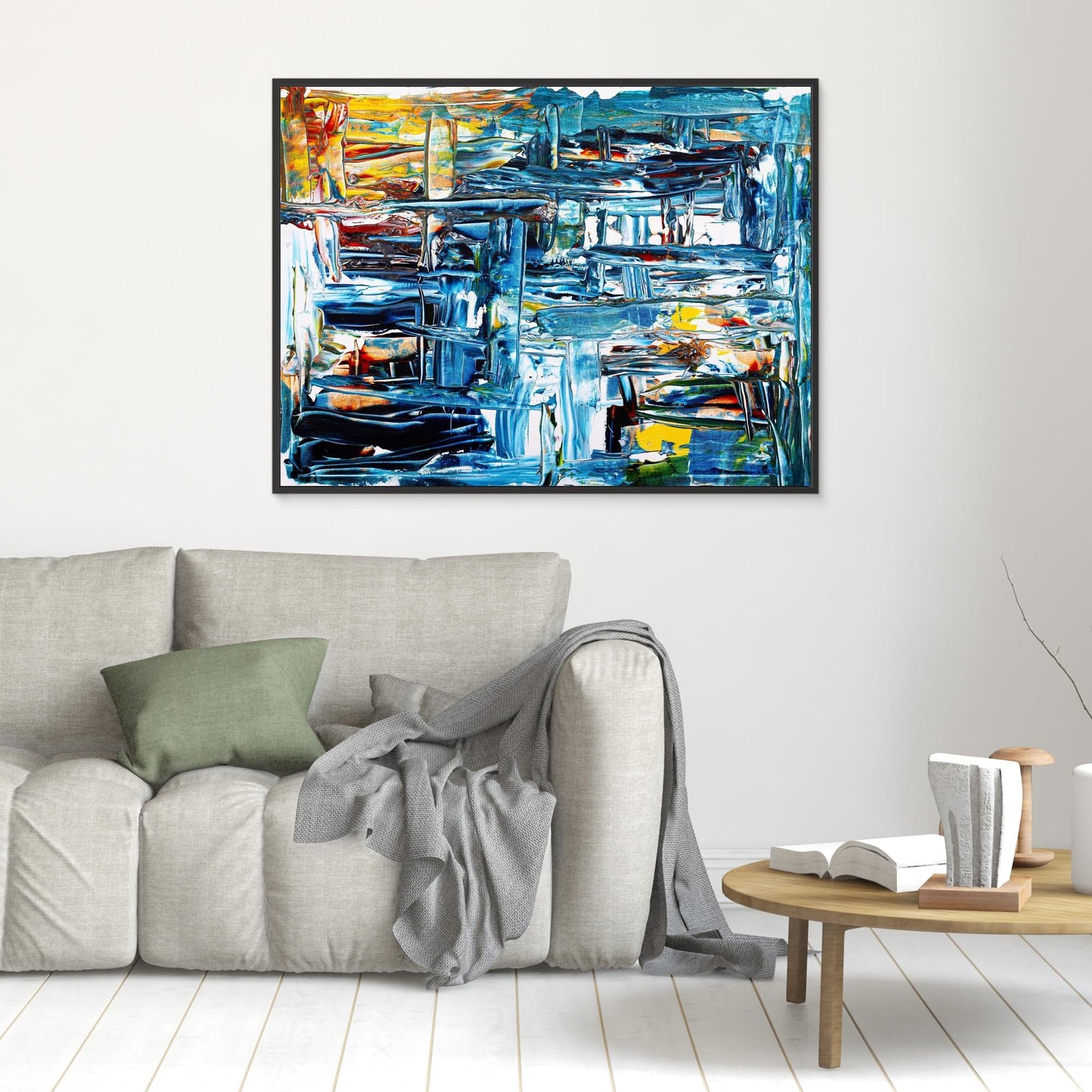 Abstract art canvas by Art By Kudzi capturing creativity, imagination, and expressive movement.