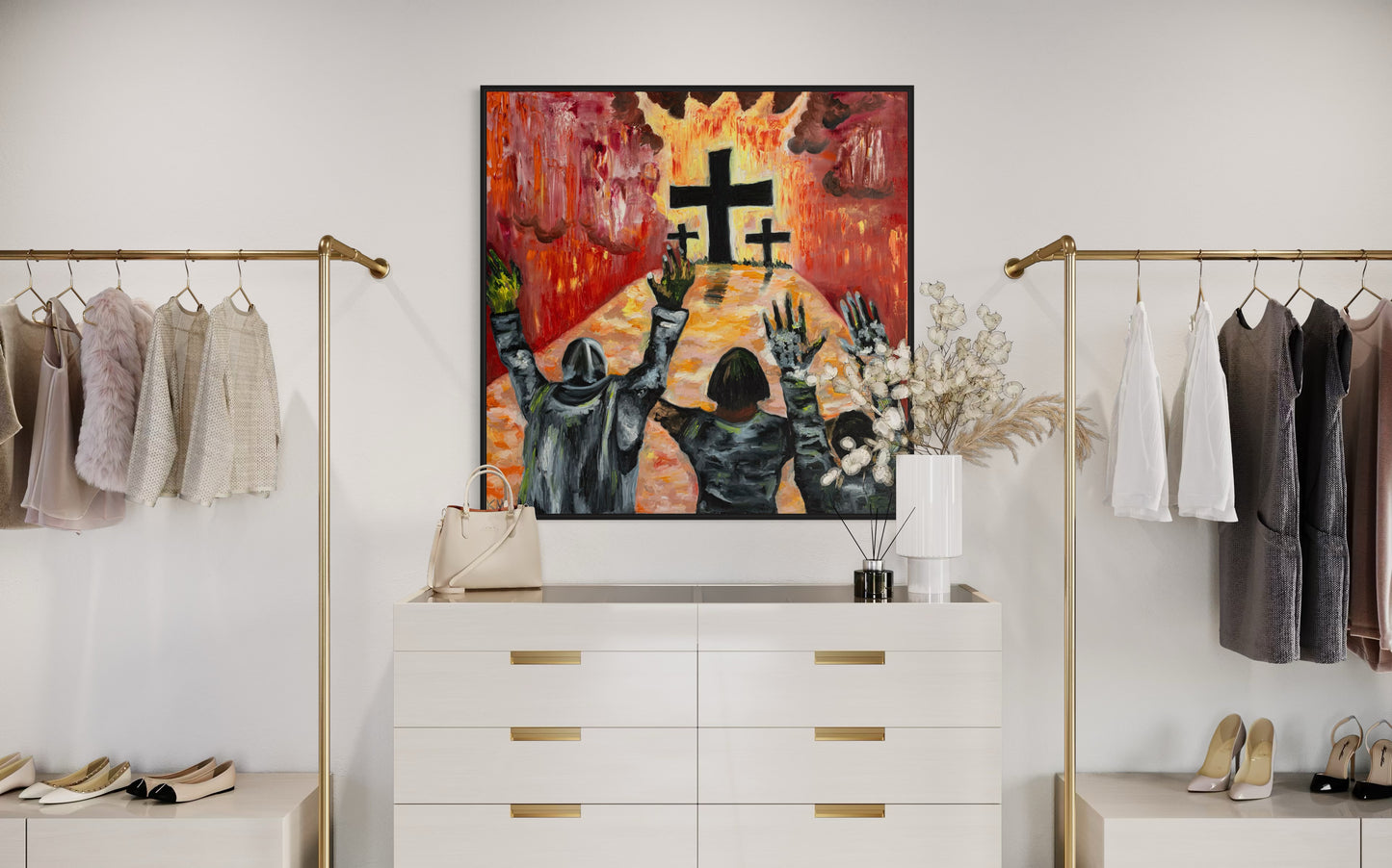 Styled image of Leave It by the Cross in a home space, suggesting quiet peace and surrender.